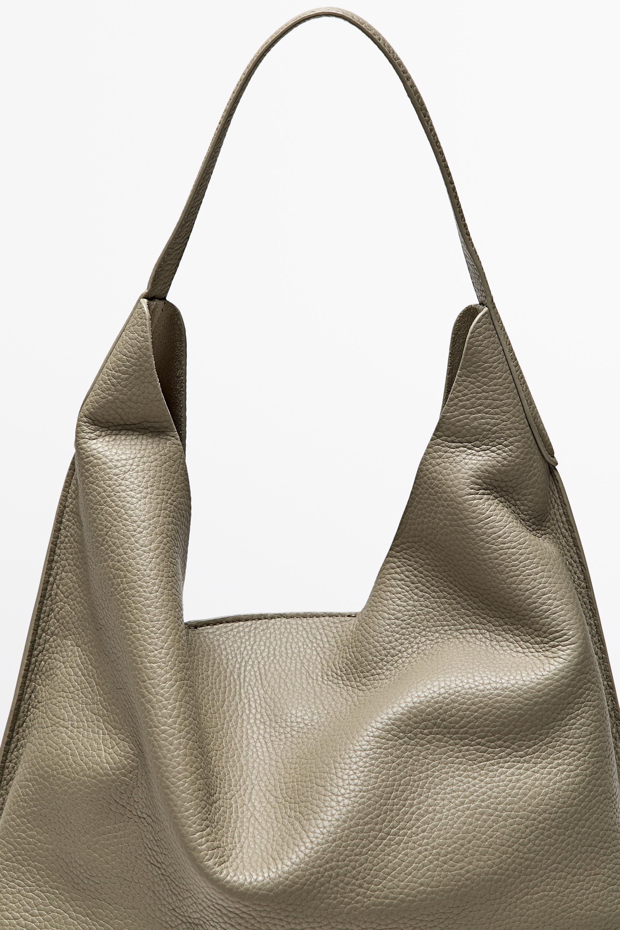 Medium nappa leather shoulder bag